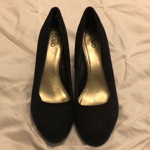 2 inch. Black Cato heels